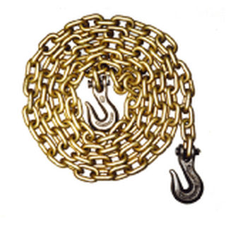 Transport Chain 3/8X20 W/Hooks G70