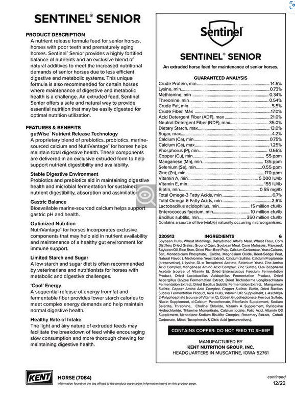 7084 SENTINAL SENIOR