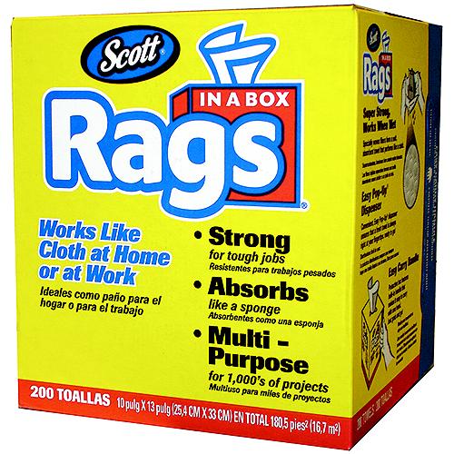 Scott 75260 Rags-In-A-Box, 200/box