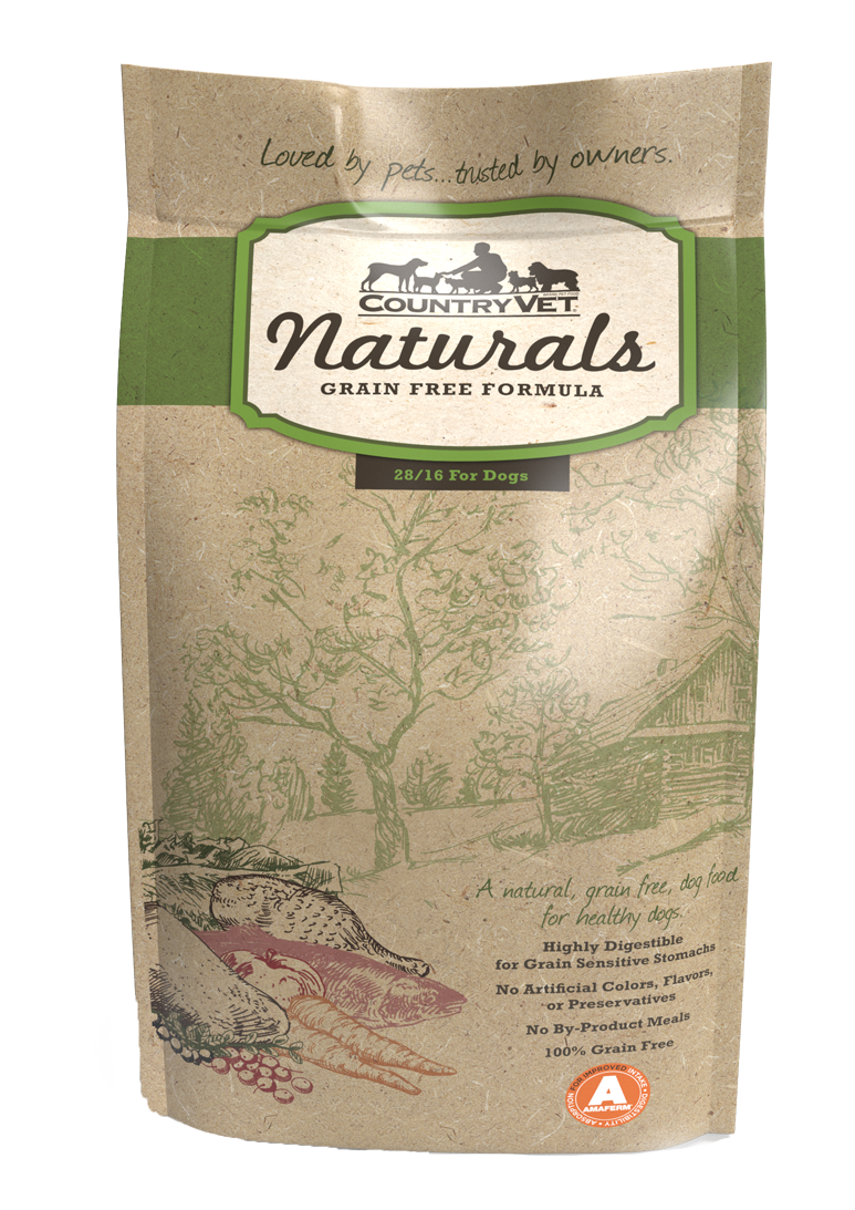 CV NATURALS GRAIN FREE DOG FOOD 28-16 30#