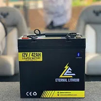 12V 42AH Deep Cycle Battery with Bluetooth