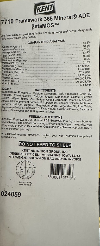 7710 FRAMEWORK 365 MINERAL ADE BETAMOS