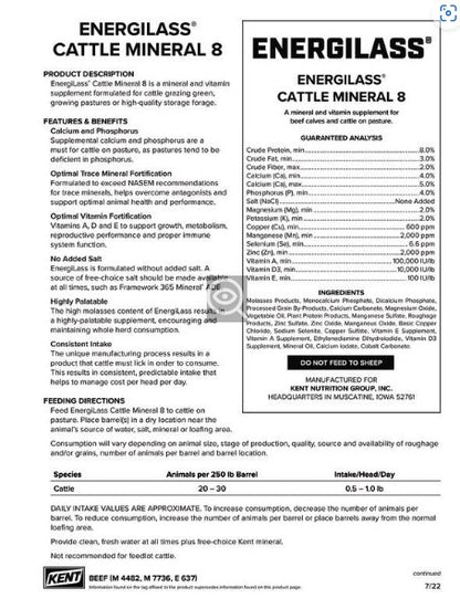 7736 ENERGILASS CATTLE MIN 8