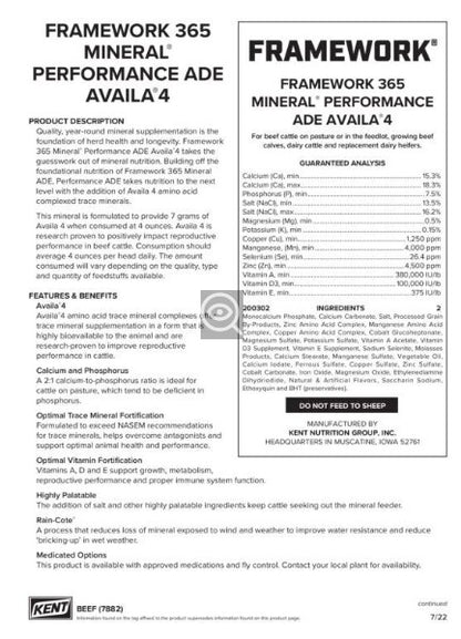 7882 FRAMEWORK 365 MIN. PERF. ADE AV4