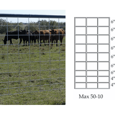Wire Panel Cattle Promo 50X16 (*) 50"X16'