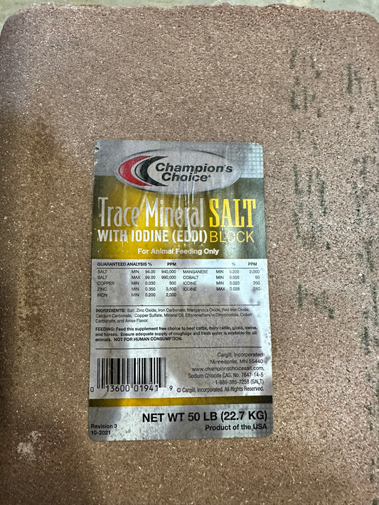 EDDIT/T.M. SALT BLOCK 50LB S4900