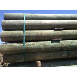 Wood Post Round Cca Perfect (*) 6X8